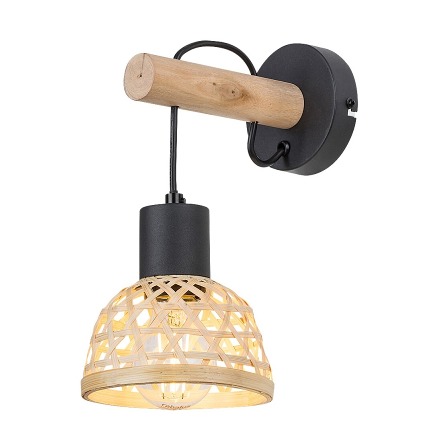 Rabalux - Væglampe 1xE27/15W/230V Rattan