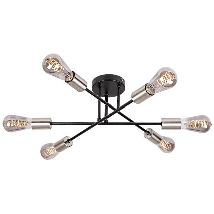 Rabalux - Loftlampe 6xE27/25W/230V