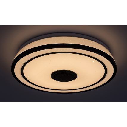 Rabalux - LED RGB Loftlampe m. højtaler dæmpbar LED/24W/230V 3000-6500K + fjernbetjening