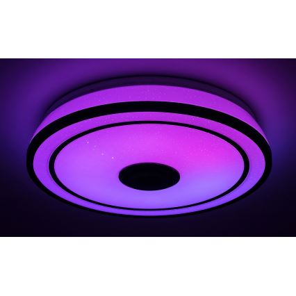 Rabalux - LED RGB Loftlampe m. højtaler dæmpbar LED/24W/230V 3000-6500K + fjernbetjening