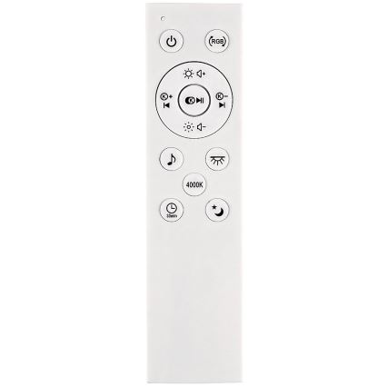 Rabalux - LED RGB Loftlampe m. højtaler dæmpbar LED/24W/230V 3000-6500K + fjernbetjening