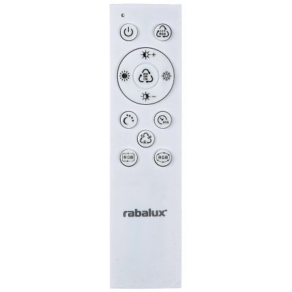 Rabalux - LED loftlampe m. RGBW-farver dæmpbar LED/40W/230V 2700-6500K + fjernbetjening
