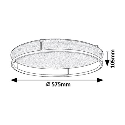 Rabalux - LED loftlampe LED/40W/230V 3000/4000K