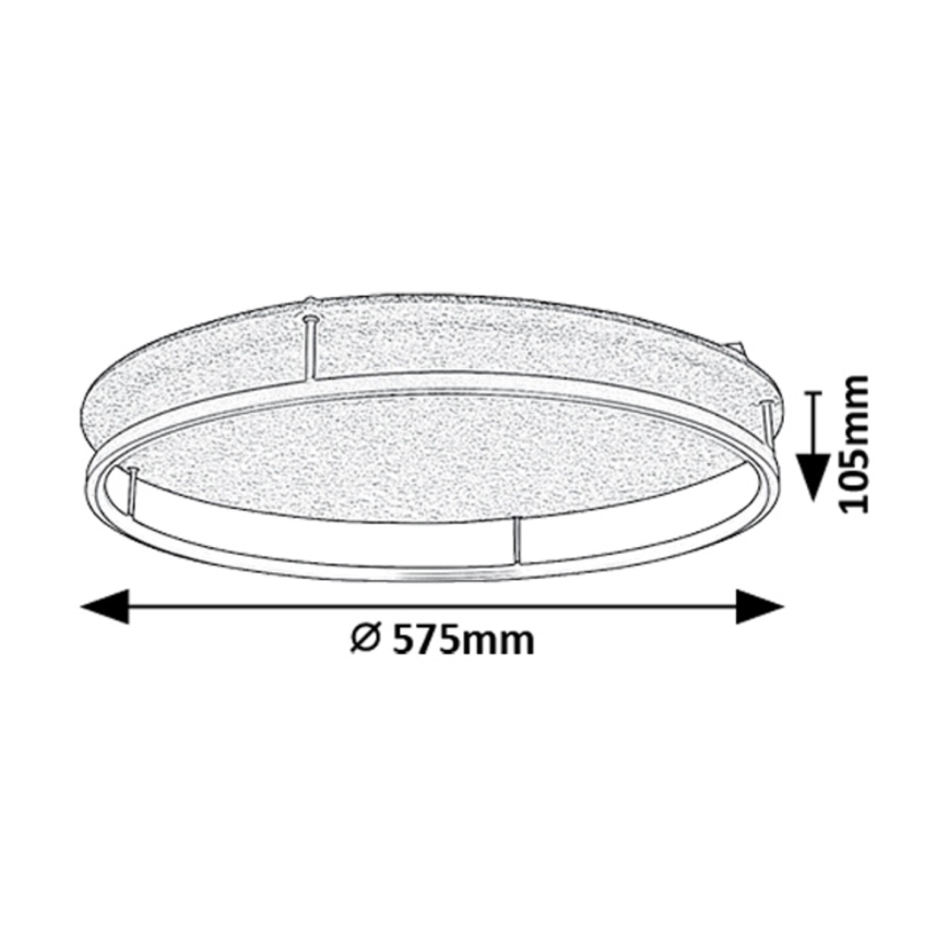 Rabalux - LED loftlampe LED/40W/230V 3000/4000K