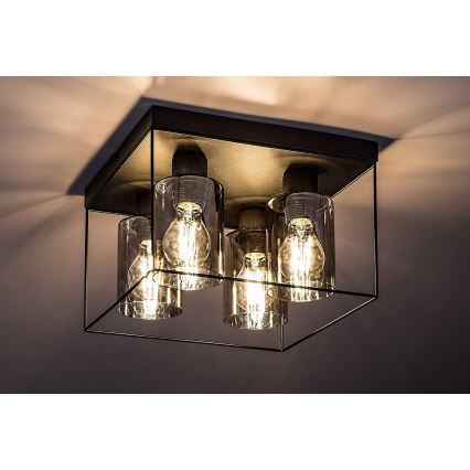 Rabalux - Loftlampe 4xE27/25W/230V