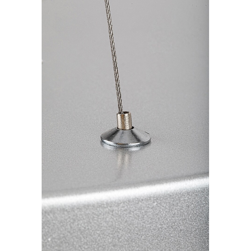 Rabalux - LED pendel LED/36W/230V 4000K sølvfarvet