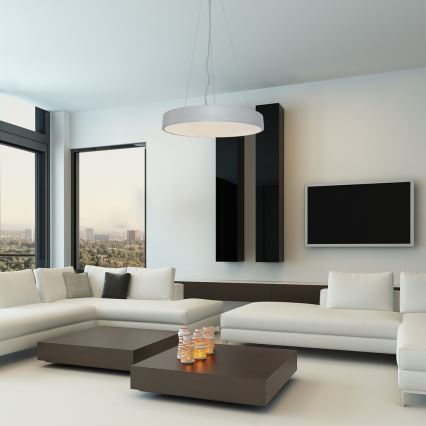 Rabalux - LED loftlampe på kabel LED/36W/230V 4000K sølv