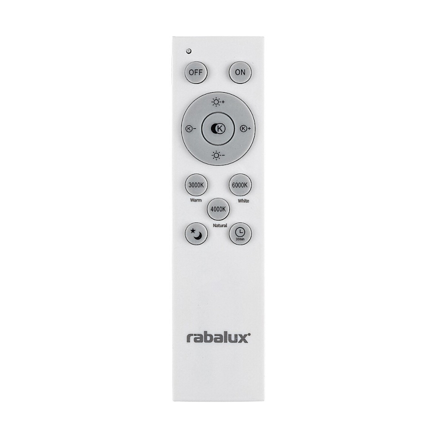 Rabalux - LED pendel dæmpbar LED/60W/230V 3000-6000K sort + fjernbetjening