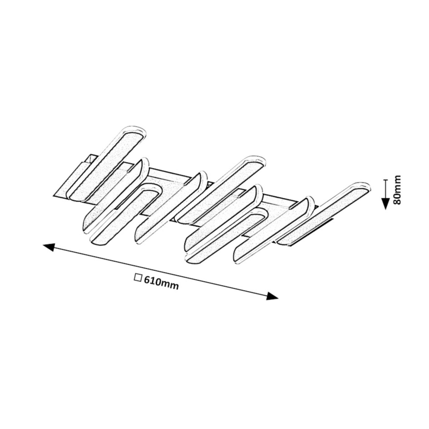 Rabalux - LED loftlampe LED/46W/230V 3000/4000K