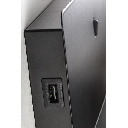 Rabalux - LED Væglampe med hylde og USB portem LED/6W/230V 3000K