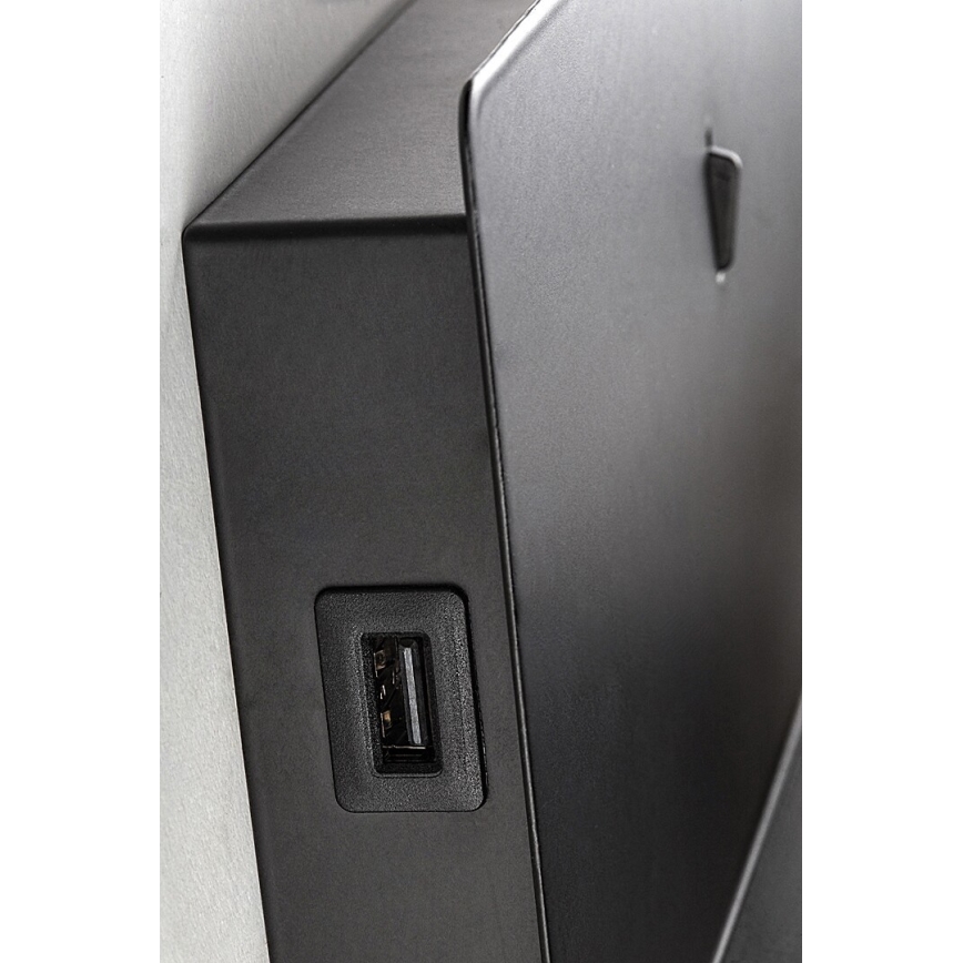 Rabalux - LED Væglampe med hylde og USB portem LED/6W/230V 3000K