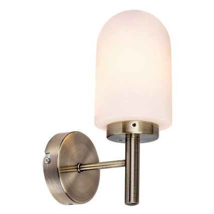 Rabalux - Væglampe til badeværelse 1xE14/10W/230V IP44 bronze