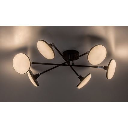 Rabalux - LED loftlampe 6xLED/4W/230V 3000K sort