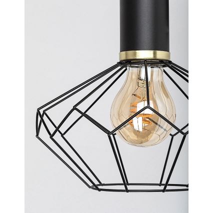 Rabalux - Væglampe 1xE27/40W/230V diameter 20 cm sort