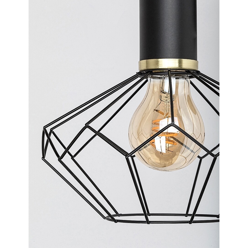 Rabalux - Væglampe 1xE27/40W/230V diameter 20 cm sort