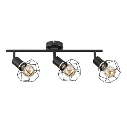 Rabalux - Spotlampe 3xE27/40W/230V sort