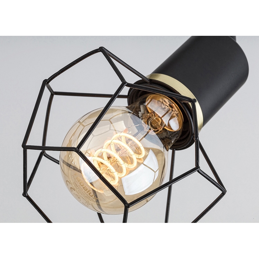 Rabalux - Spotlampe 3xE27/40W/230V sort