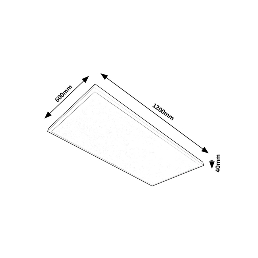 Rabalux - LED panel LED/80W/230V 4000K 120x60 cm