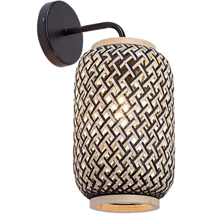 Rabalux - Væglampe 1xE27/40W/230V Rattan