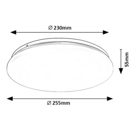 Rabalux - LED loftlampe LED/12W/230V 3000K 25 cm