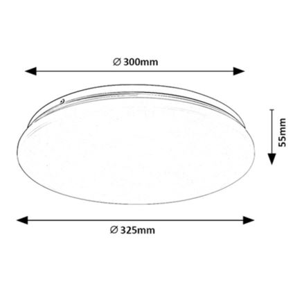 Rabalux - LED loftlampe LED/18W/230V 4000K 32 cm