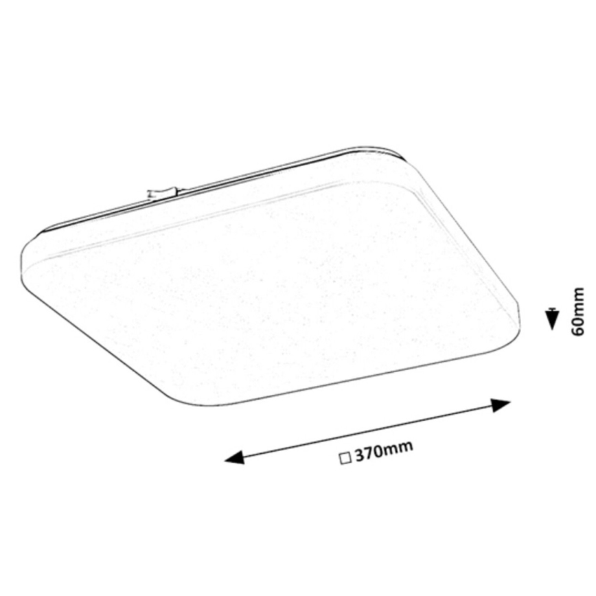 Rabalux - LED loftlampe LED/24W/230V 3000K 37x37 cm
