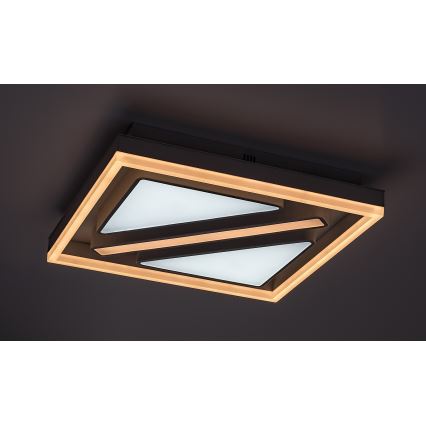 Rabalux - Dæmpbar LED-loftlampe LED/73W/230V 40x40 cm + fjernbetjening
