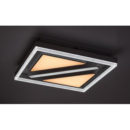 Rabalux - Dæmpbar LED-loftlampe LED/73W/230V 40x40 cm + fjernbetjening