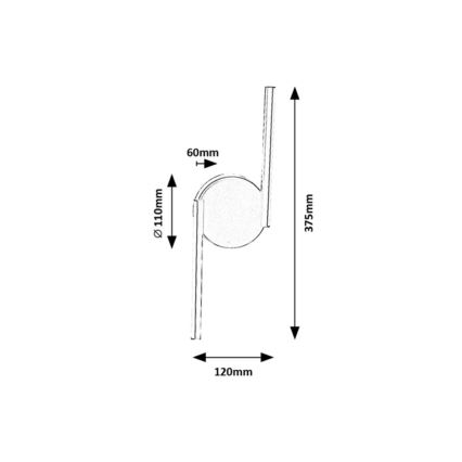 Rabalux - LED væglampe LED/8W/230V 4000K