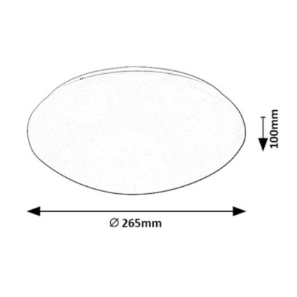 Rabalux - LED loftlampe med sensor LED/12W/230V IP44 4000K