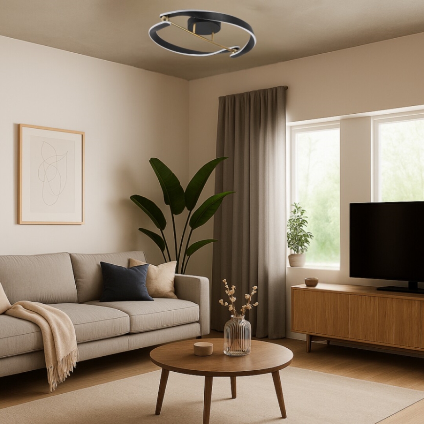 Rabalux - LED-loftlampe, 40 W, 230 V, 3000 K, Ø 60 cm