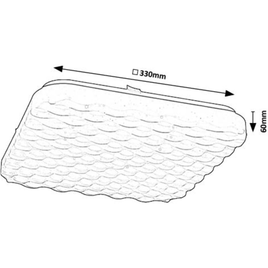 Rabalux - LED loftlampe LED/24W/230V 4000K 33x33 cm