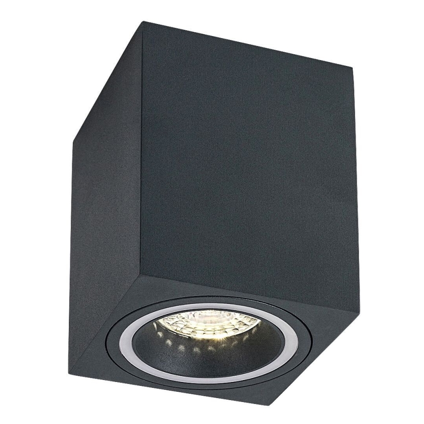 Rabalux - Spotlampe 1xGU10/25W/230V kantet antracit