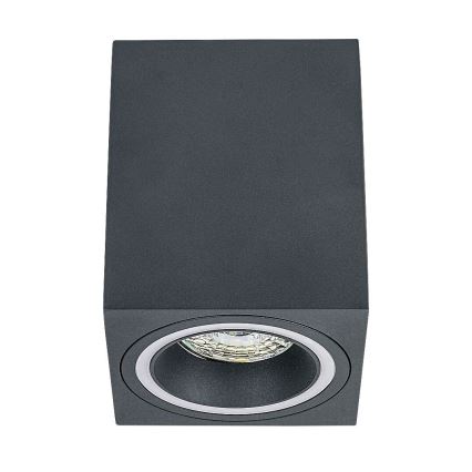 Rabalux - Spotlampe 1xGU10/25W/230V kantet antracit