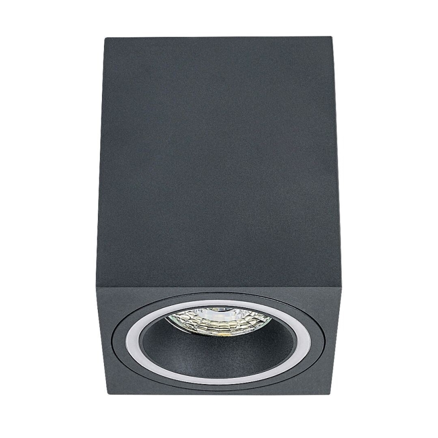 Rabalux - Spotlampe 1xGU10/25W/230V kantet antracit