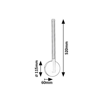 Rabalux - LED væglampe LED/6W/230V