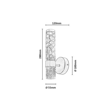 Rabalux - LED væglampe LED/8W/230V 3000K
