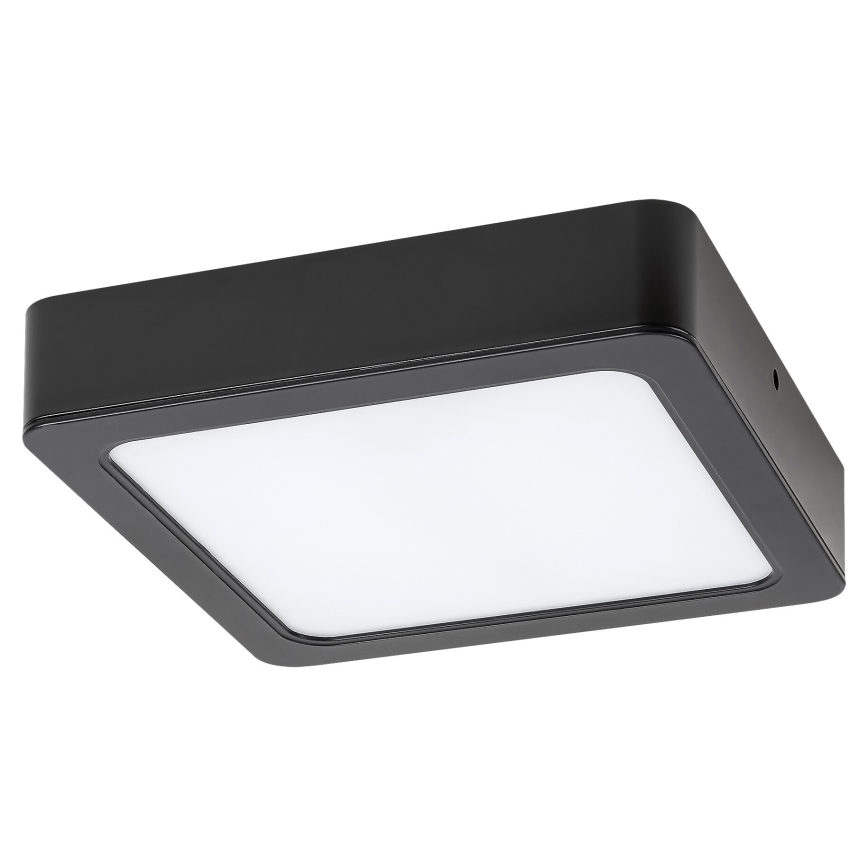 Rabalux - LED loftlampe LED/24W/230V 4000K 22x22 cm sort