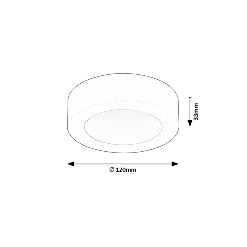 Rabalux - LED loftlampe LED/7W/230V 3000K diameter 12 cm hvid
