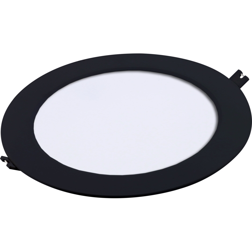 Rabalux - LED indbygningslampe LED/18W/230V diameter 22 cm sort