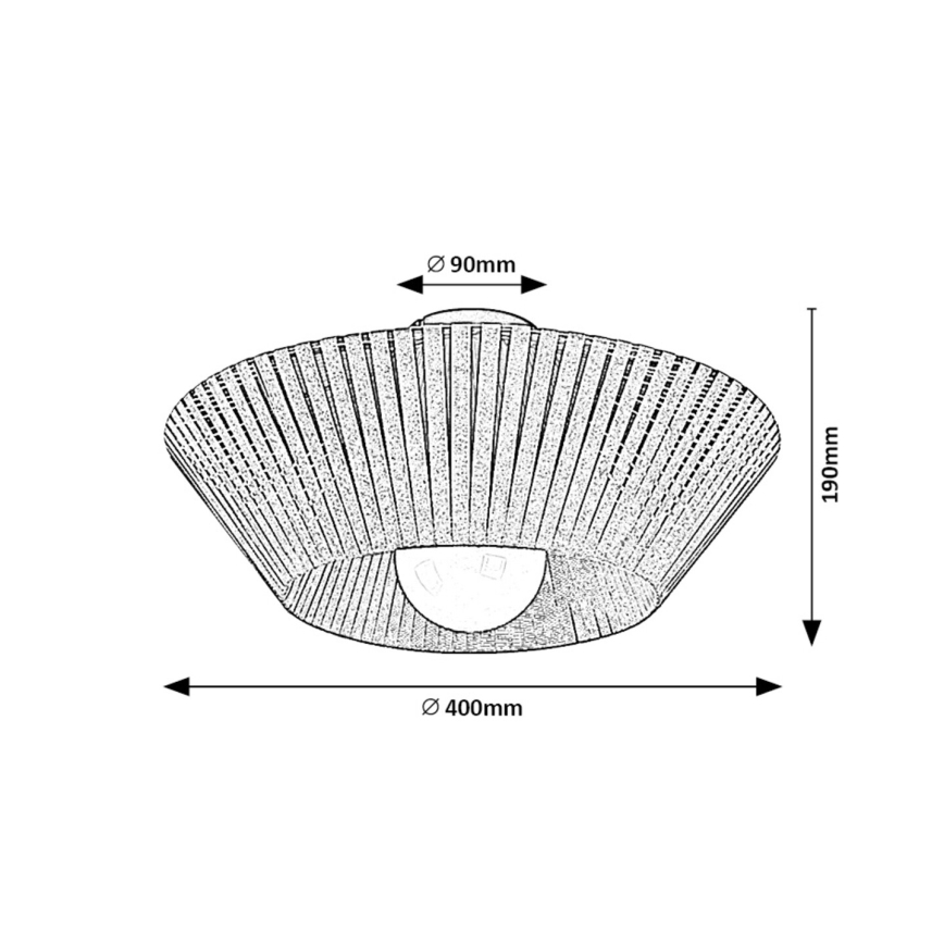 Rabalux - Loftlampe 1xE27/6W/230V