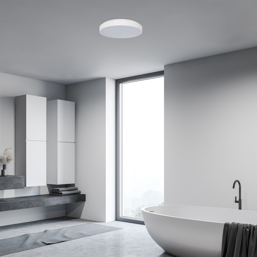 Rabalux - LED loftlampe til badeværelse LED/18W/230V IP44 4000K diameter 25 cm hvid