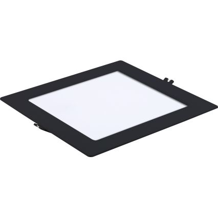Rabalux - LED indbygningslampe LED/18W/230V 22x22 cm sort