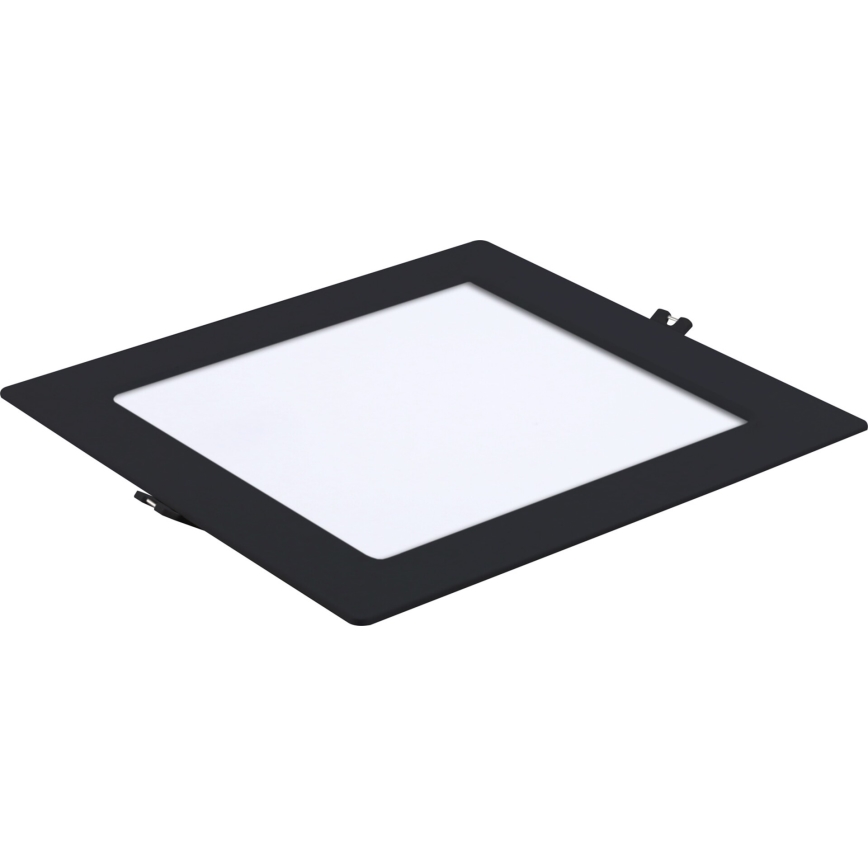 Rabalux - LED indbygningslampe LED/18W/230V 22x22 cm sort