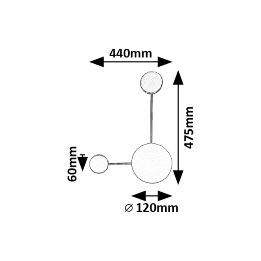 Rabalux - LED væglampe LED/7W/230V 3000K
