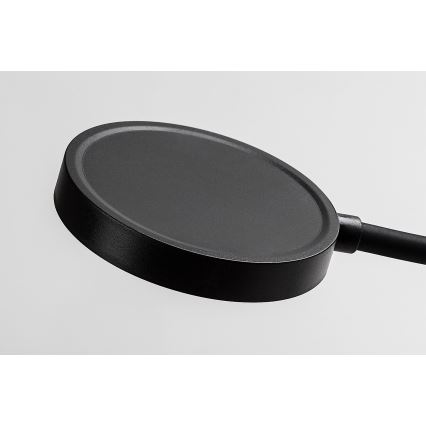 Rabalux - LED dæmpbar væglampe LED/4W/230V med USB-port til stikkontakt sort