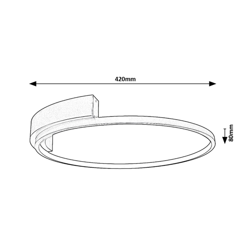 Rabalux - LED loftlampe LED/23W/230V
