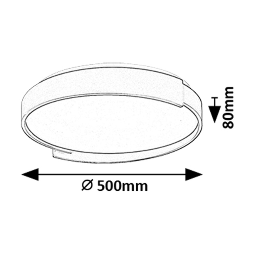 Rabalux - LED loftlampe dæmpbar LED/48W/230V 3000-6500K + fjernbetjening