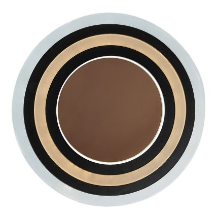 Rabalux - LED-dæmpbar loftlampe LED/56W/230V 3000/4000/6000K mat krom/sort + fjernbetjening Ø 45 cm