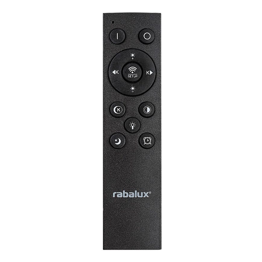 Rabalux - LED loftlampe dæmpbar LED/56W/230V 3000/4000/6000K mat krom/sort + fjernbetjening